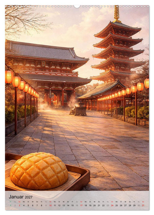 Japan – Eine Schlemmerreise durchs Land der aufgehenden Sonne (CALVENDO Wandkalender 2027)