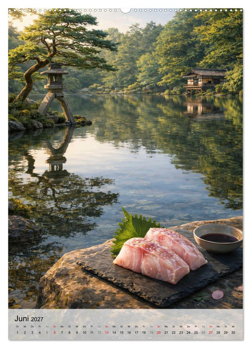 Japan – Eine Schlemmerreise durchs Land der aufgehenden Sonne (CALVENDO Wandkalender 2027)