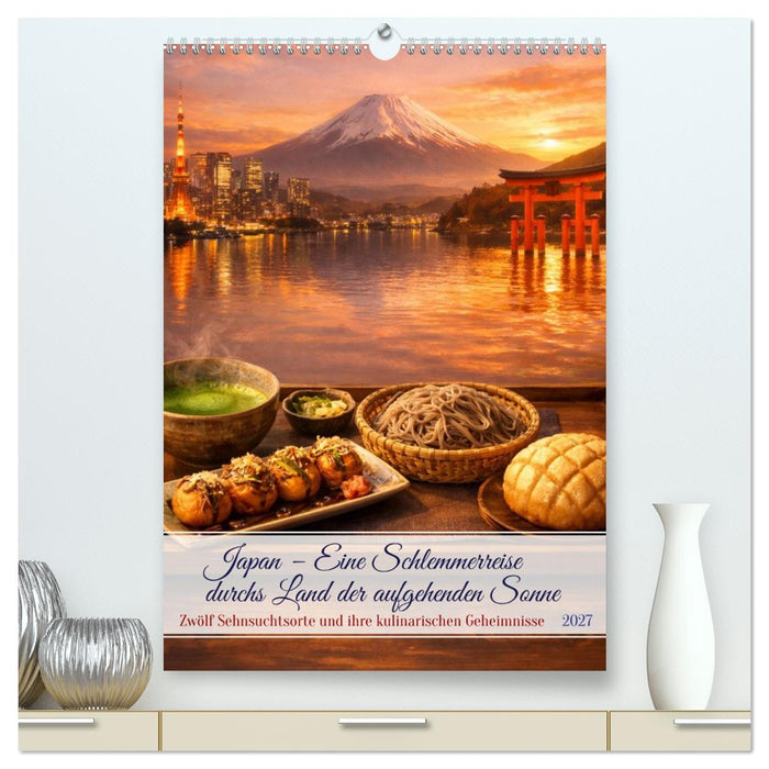 Japan – Eine Schlemmerreise durchs Land der aufgehenden Sonne (CALVENDO Premium Wandkalender 2027)