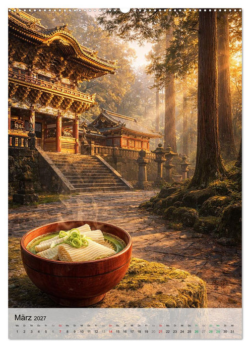 Japan – Eine Schlemmerreise durchs Land der aufgehenden Sonne (CALVENDO Premium Wandkalender 2027)