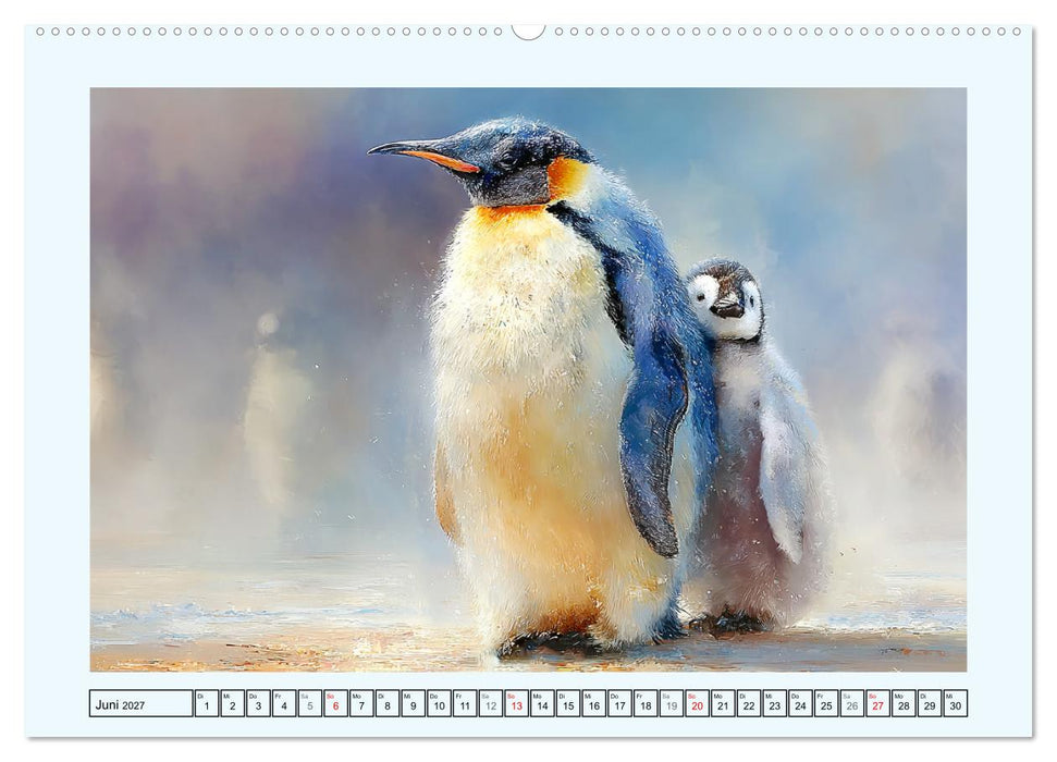 Pinguine. Momente im ewigen Eis (CALVENDO Premium Wandkalender 2027)