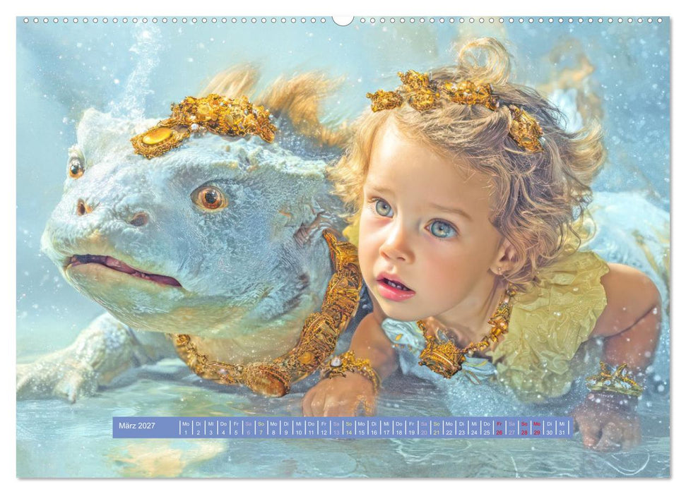 Als ich von einer Wasserkreatur träumte - Fantasiewerke (CALVENDO Wandkalender 2027)