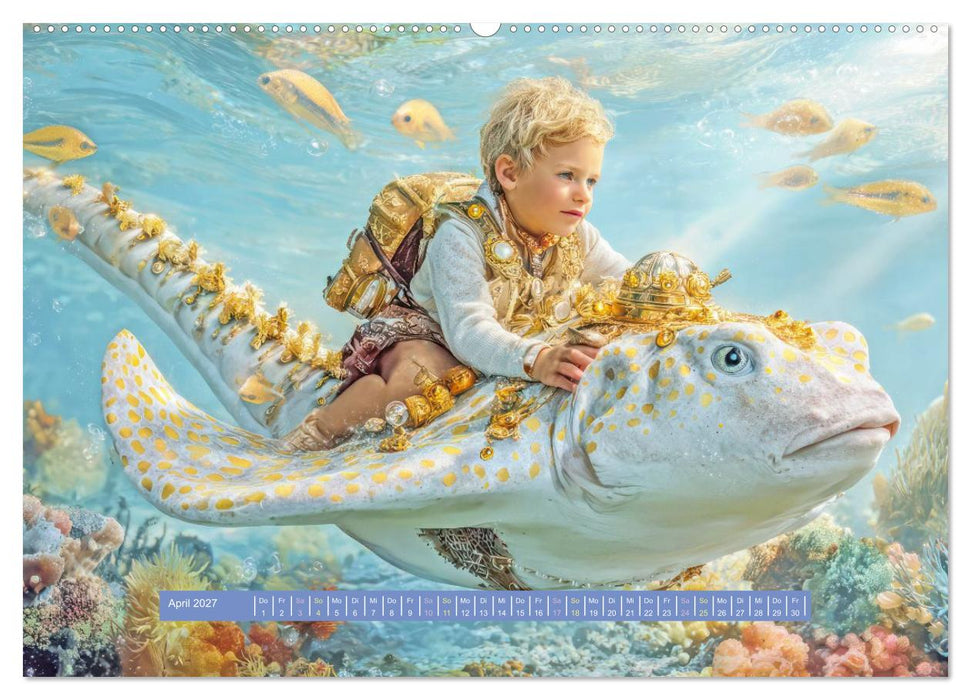 Als ich von einer Wasserkreatur träumte - Fantasiewerke (CALVENDO Wandkalender 2027)