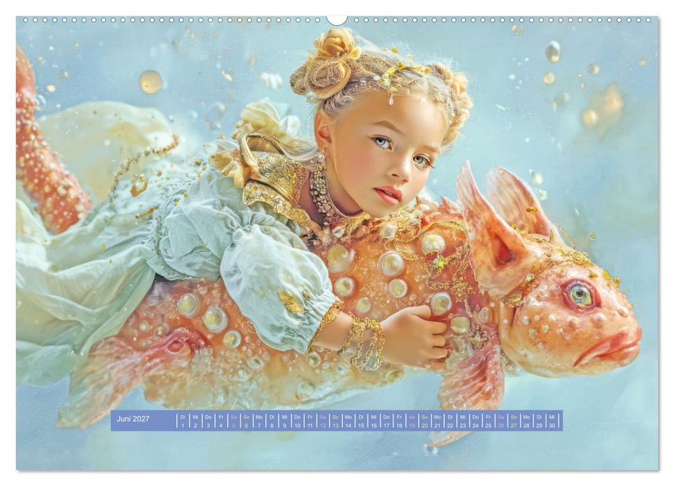 Als ich von einer Wasserkreatur träumte - Fantasiewerke (CALVENDO Wandkalender 2027)