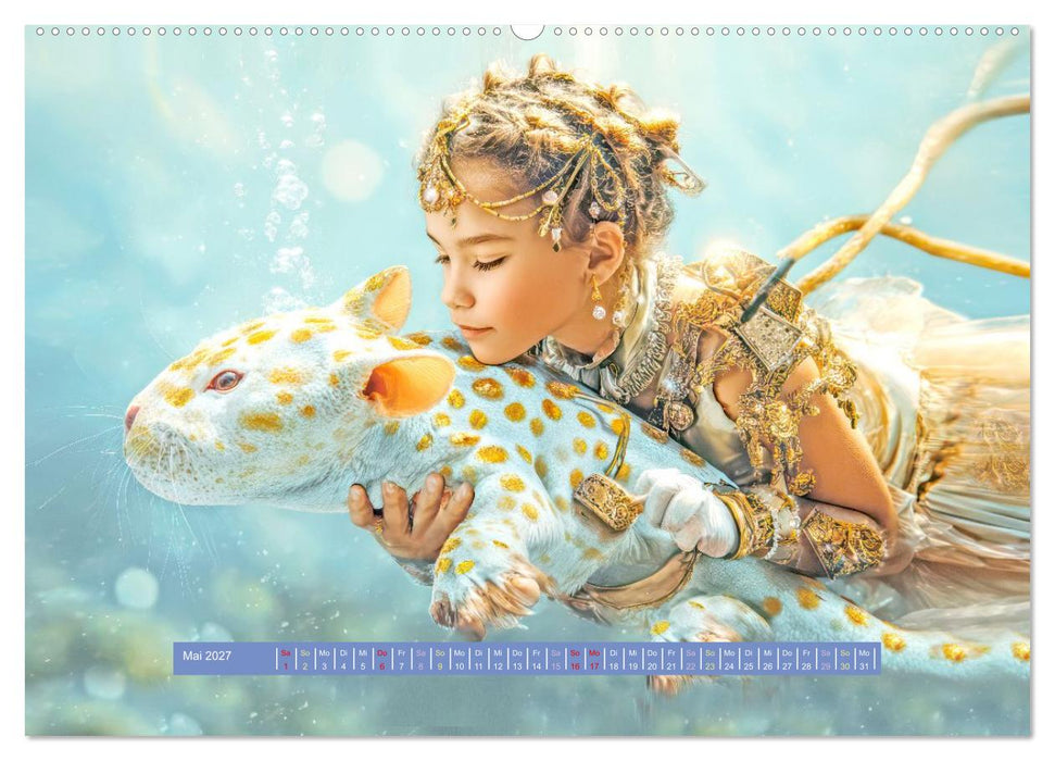 Als ich von einer Wasserkreatur träumte - Fantasiewerke (CALVENDO Premium Wandkalender 2027)
