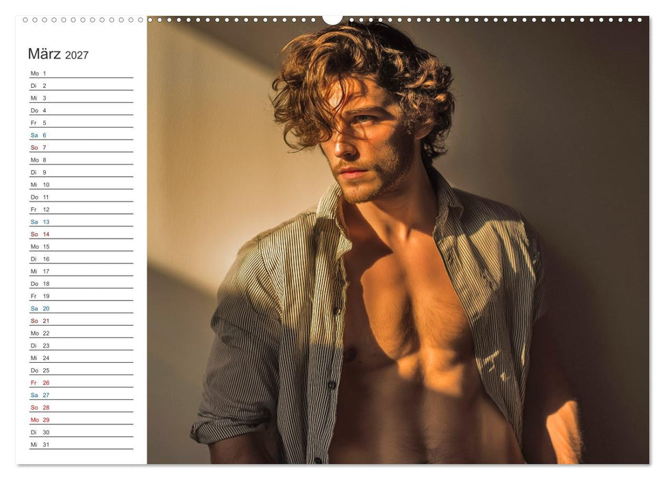 Sinnliche Männer (CALVENDO Premium Wandkalender 2027)