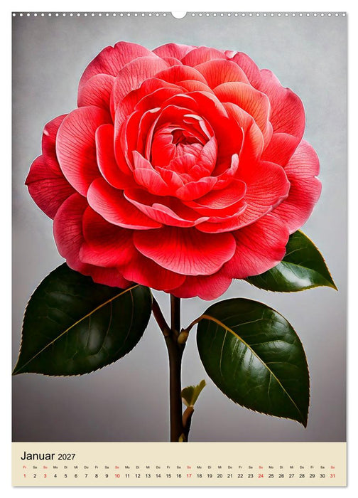 Solitär: Die Eleganz der Einzelblüte (CALVENDO Wandkalender 2027)