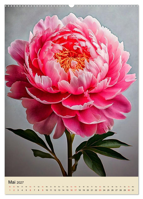 Solitär: Die Eleganz der Einzelblüte (CALVENDO Premium Wandkalender 2027)