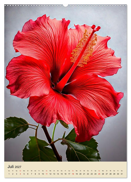 Solitär: Die Eleganz der Einzelblüte (CALVENDO Premium Wandkalender 2027)
