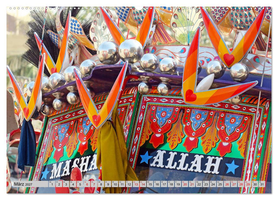 Farbenfrohes Pakistan (CALVENDO Premium Wandkalender 2027)