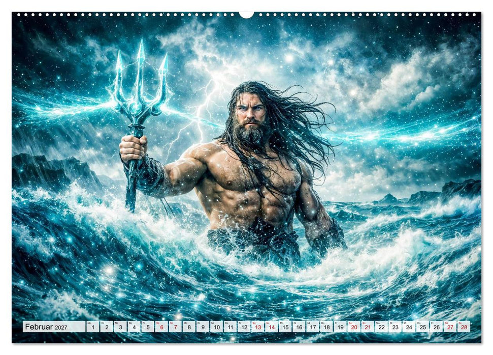 Sternzeichen - Die Mächte des Tierkreises (CALVENDO Wandkalender 2027)