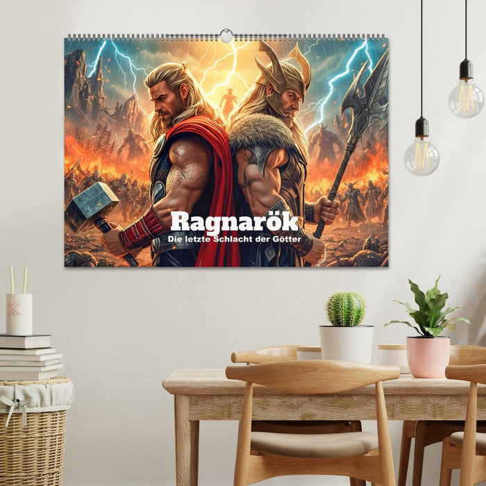Ragnarök – Die letzte Schlacht der Götter (CALVENDO Wandkalender 2027)