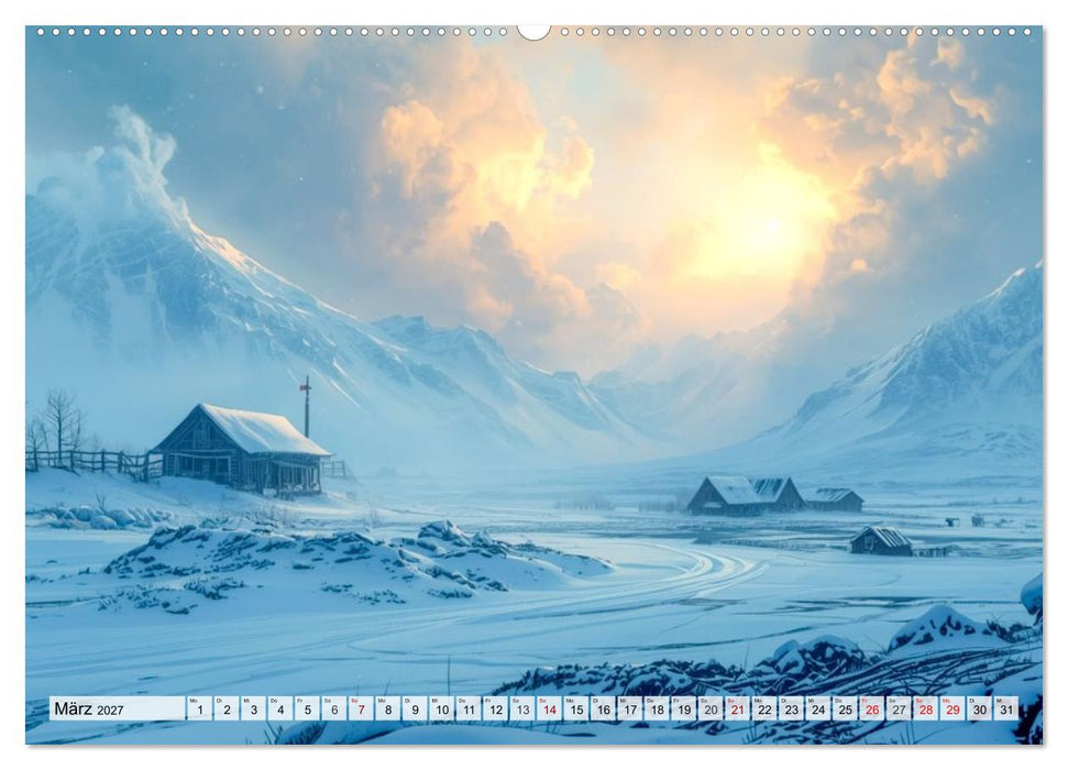 Ragnarök – Die letzte Schlacht der Götter (CALVENDO Wandkalender 2027)