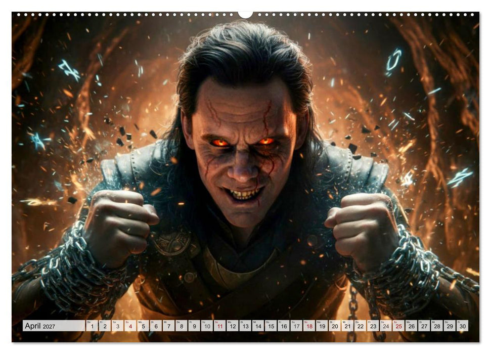 Ragnarök – Die letzte Schlacht der Götter (CALVENDO Wandkalender 2027)