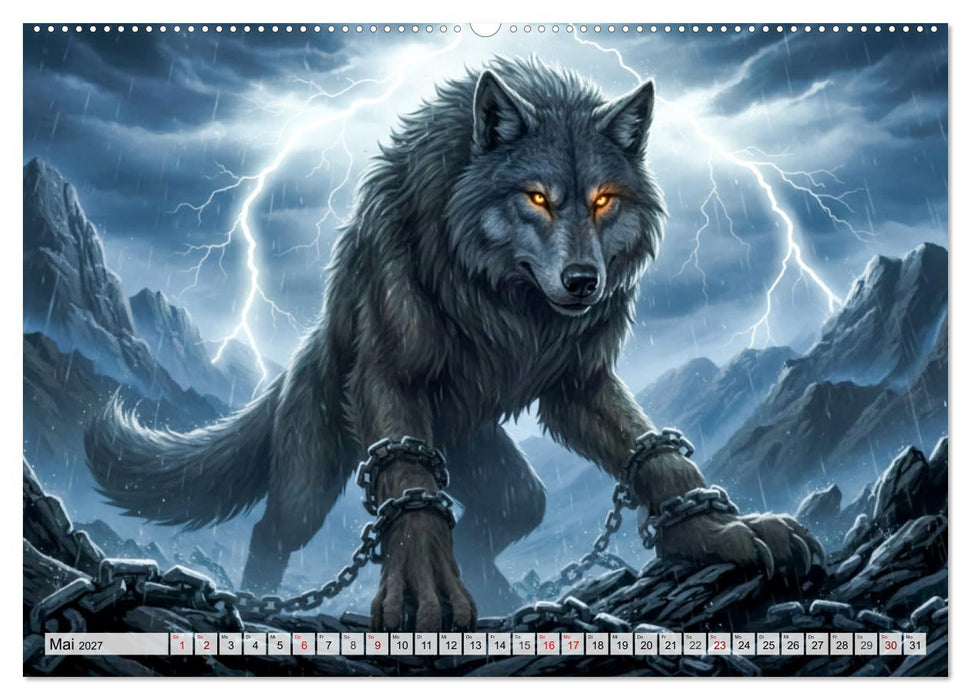 Ragnarök – Die letzte Schlacht der Götter (CALVENDO Wandkalender 2027)