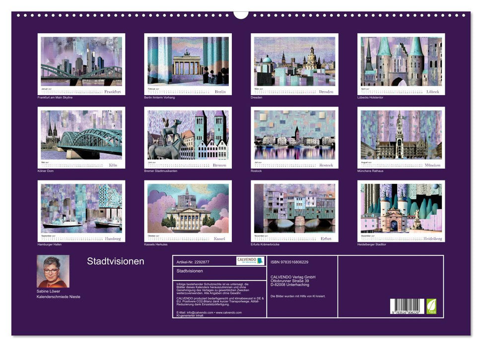 Stadtvisionen (CALVENDO Wandkalender 2027)