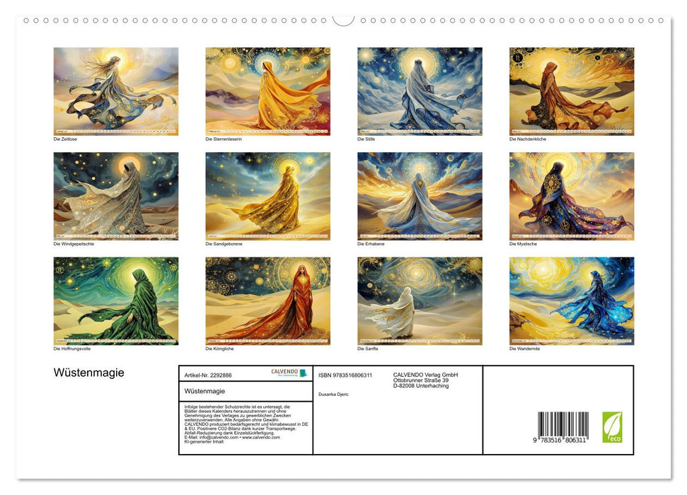 Wüstenmagie (CALVENDO Premium Wandkalender 2027)