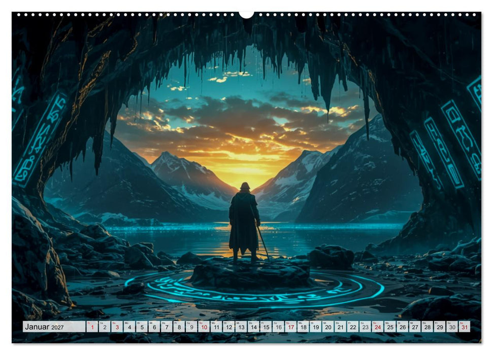 Ragnarök – Die letzte Schlacht der Götter (CALVENDO Premium Wandkalender 2027)
