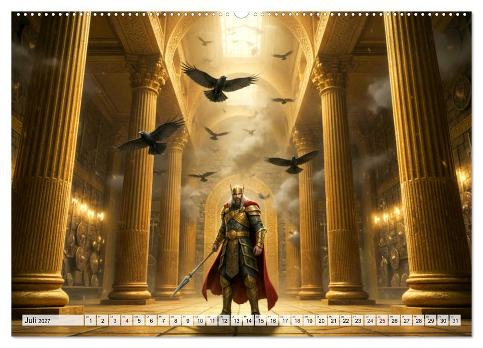 Ragnarök – Die letzte Schlacht der Götter (CALVENDO Premium Wandkalender 2027)