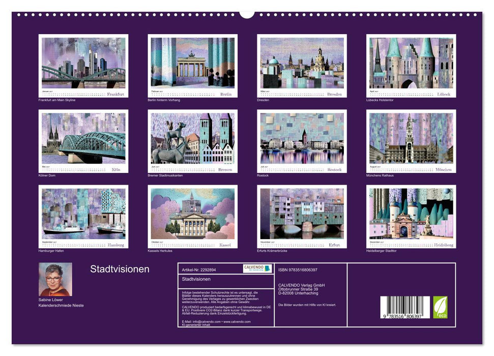 Stadtvisionen (CALVENDO Premium Wandkalender 2027)