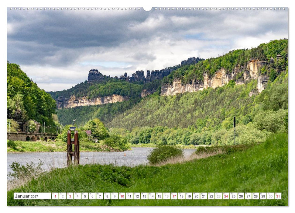Deutschlands Flüsse - die Elbe (CALVENDO Premium Wandkalender 2027)