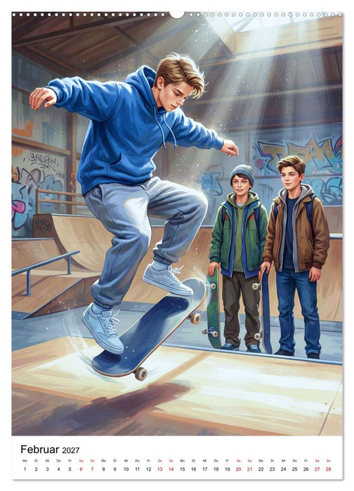 Level Up - Skate Vibes (CALVENDO Wandkalender 2027)