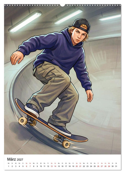 Level Up - Skate Vibes (CALVENDO Wandkalender 2027)
