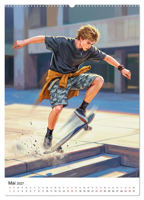 Level Up - Skate Vibes (CALVENDO Wandkalender 2027)
