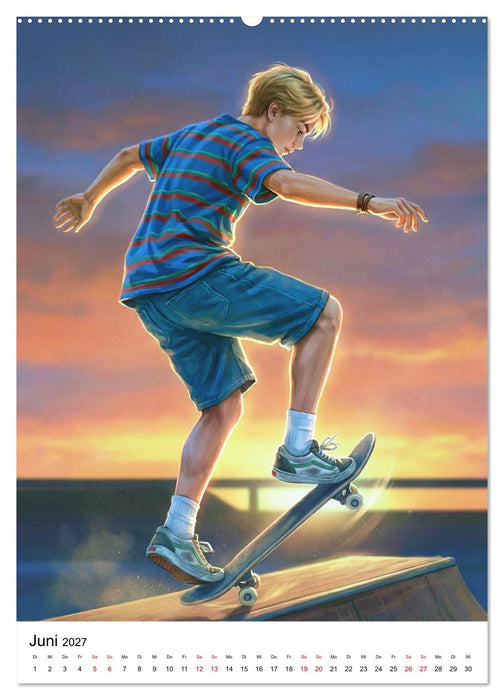 Level Up - Skate Vibes (CALVENDO Wandkalender 2027)