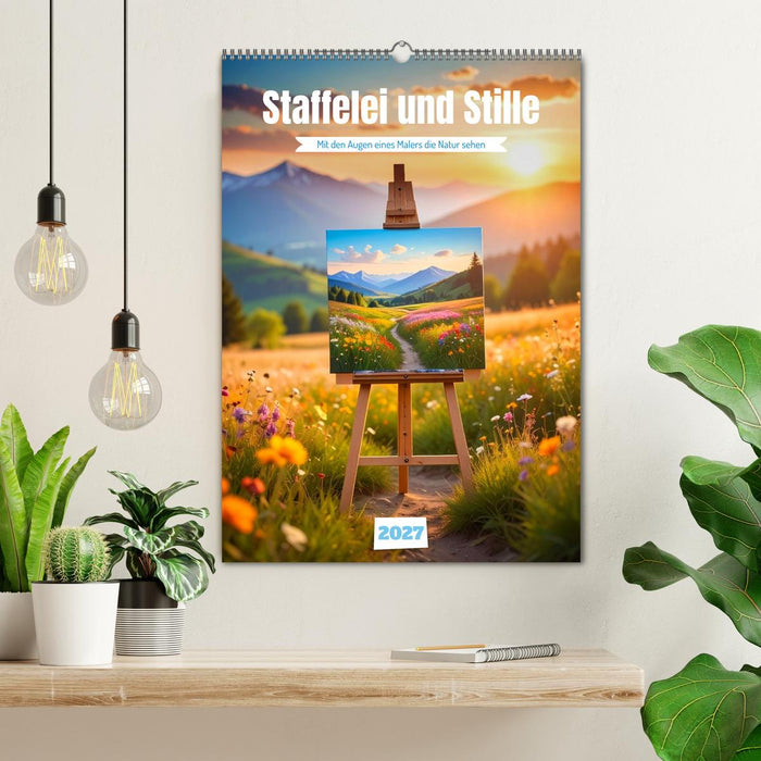 Staffelei und Stille (CALVENDO Wandkalender 2027)