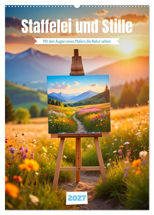 Staffelei und Stille (CALVENDO Wandkalender 2027)