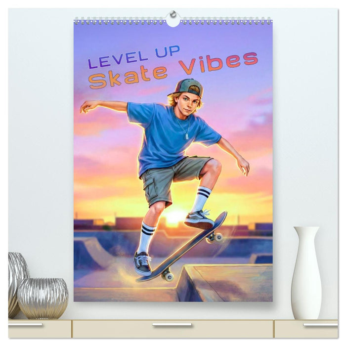 Level Up - Skate Vibes (CALVENDO Premium Wandkalender 2027)