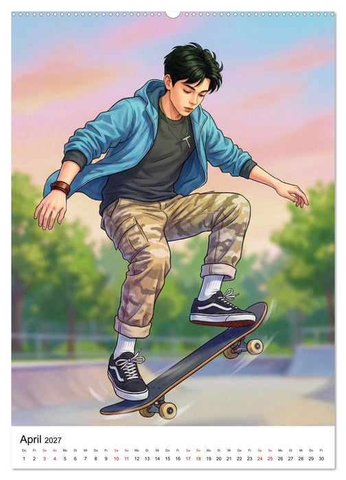 Level Up - Skate Vibes (CALVENDO Premium Wandkalender 2027)