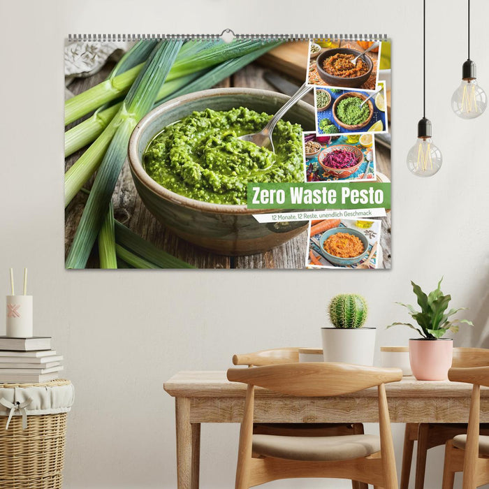 Zero Waste Pesto - 12 Monate, 12 Reste, unendlich Geschmack (CALVENDO Wandkalender 2027)