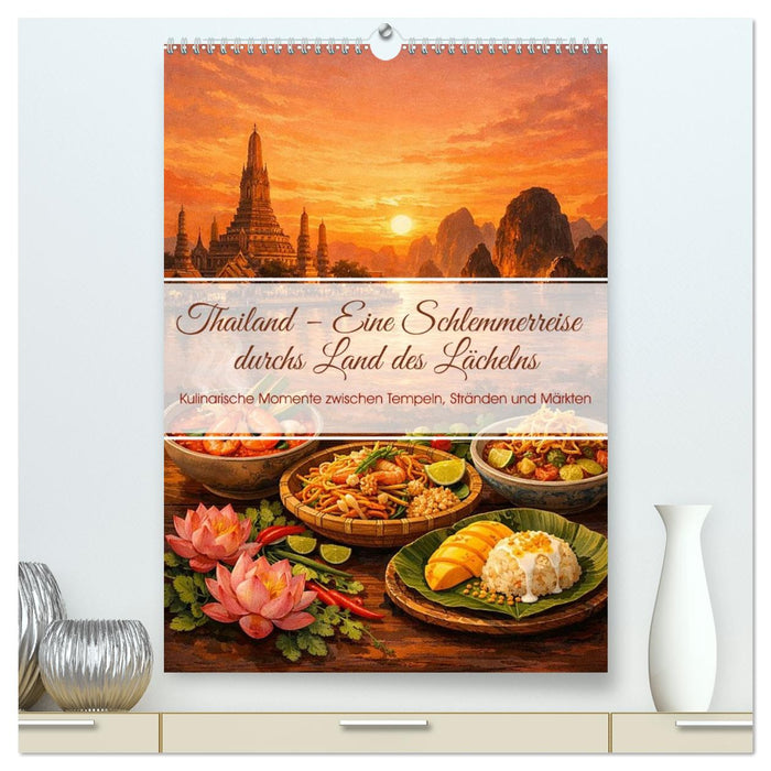 Thailand – Eine Schlemmerreise durchs Land des Lächelns (CALVENDO Premium Wandkalender 2027)