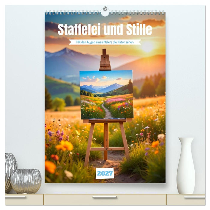 Staffelei und Stille (CALVENDO Premium Wandkalender 2027)
