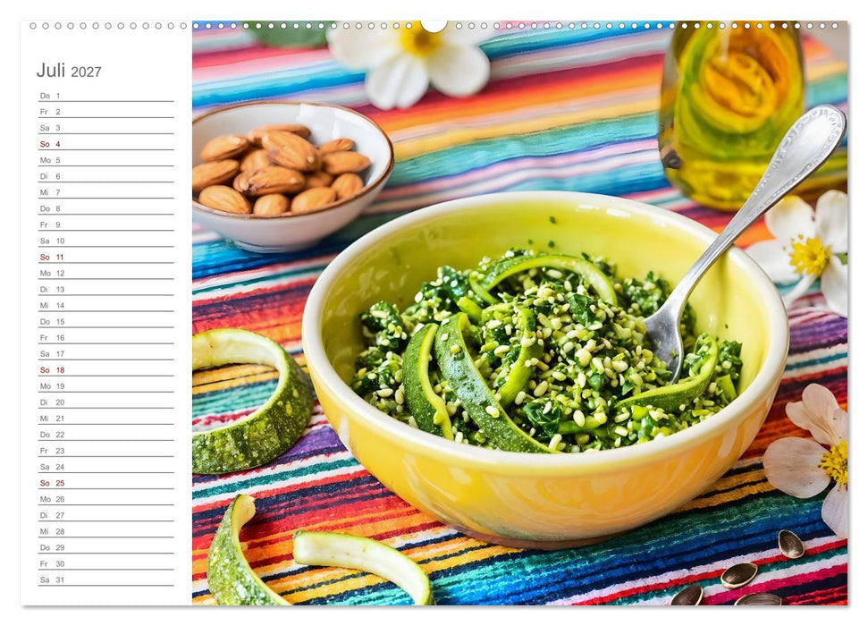 Zero Waste Pesto - 12 Monate, 12 Reste, unendlich Geschmack (CALVENDO Premium Wandkalender 2027)