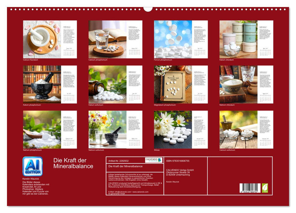 Die Kraft der Mineralbalance (CALVENDO Wandkalender 2027)