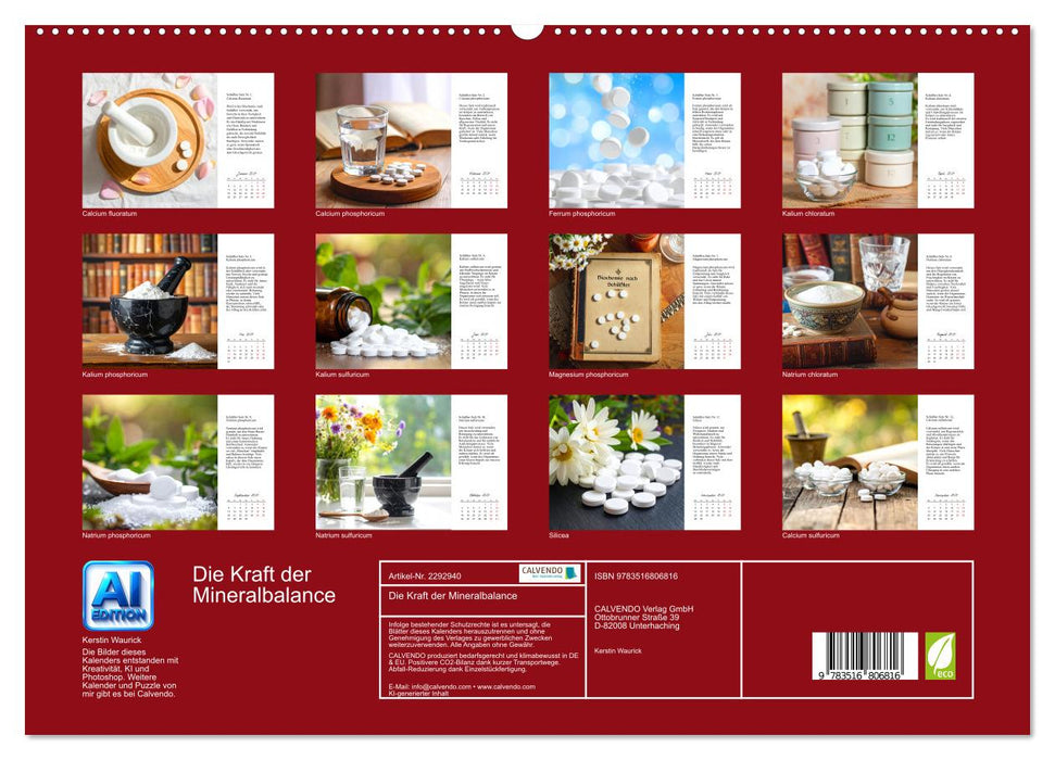 Die Kraft der Mineralbalance (CALVENDO Premium Wandkalender 2027)