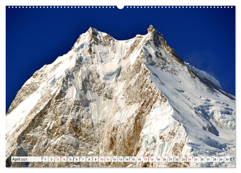 Der Manaslu Himal, gewaltige Bergriesen (CALVENDO Premium Wandkalender 2027)