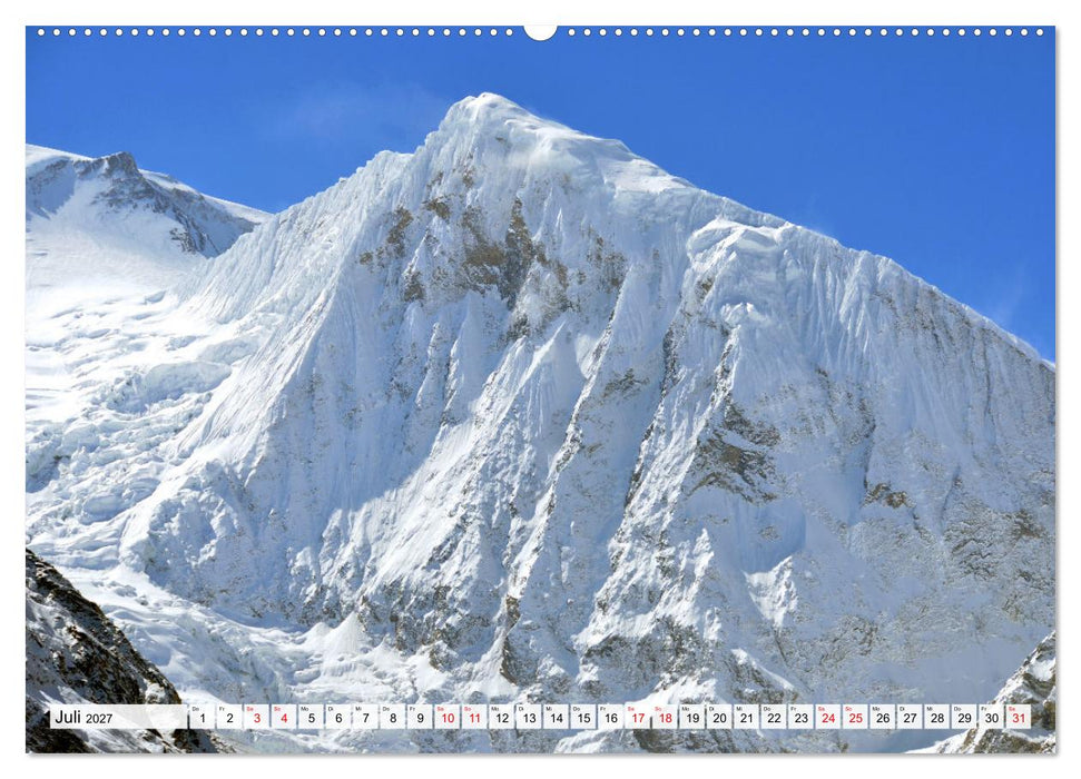 Der Manaslu Himal, gewaltige Bergriesen (CALVENDO Premium Wandkalender 2027)
