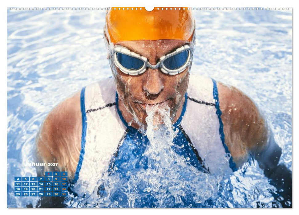 Triathlon: Mit Leidenschaft zur persönlichen Bestzeit (CALVENDO Wandkalender 2027)