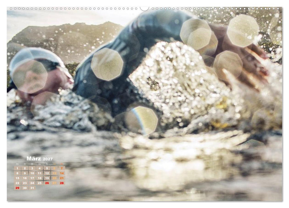 Triathlon: Mit Leidenschaft zur persönlichen Bestzeit (CALVENDO Wandkalender 2027)