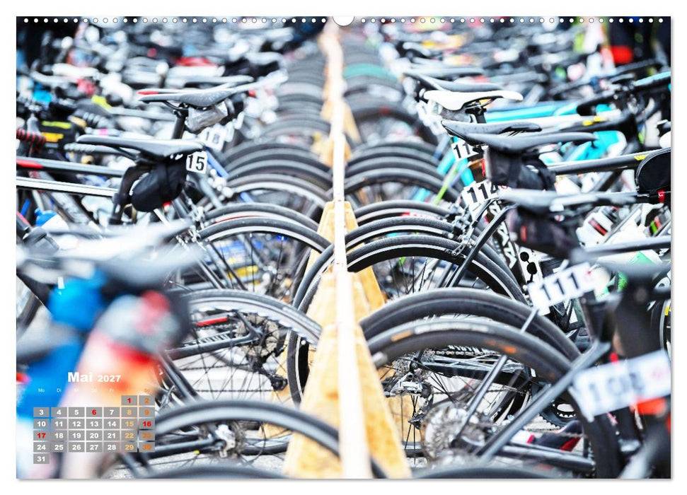 Triathlon: Mit Leidenschaft zur persönlichen Bestzeit (CALVENDO Wandkalender 2027)