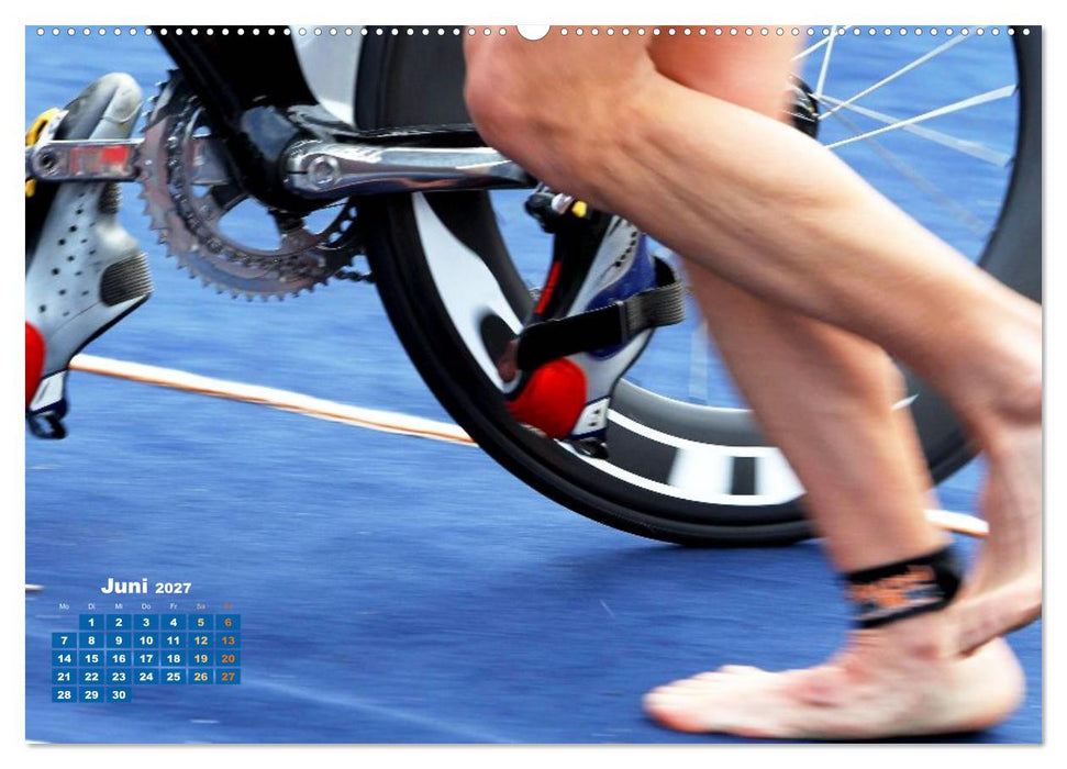 Triathlon: Mit Leidenschaft zur persönlichen Bestzeit (CALVENDO Wandkalender 2027)