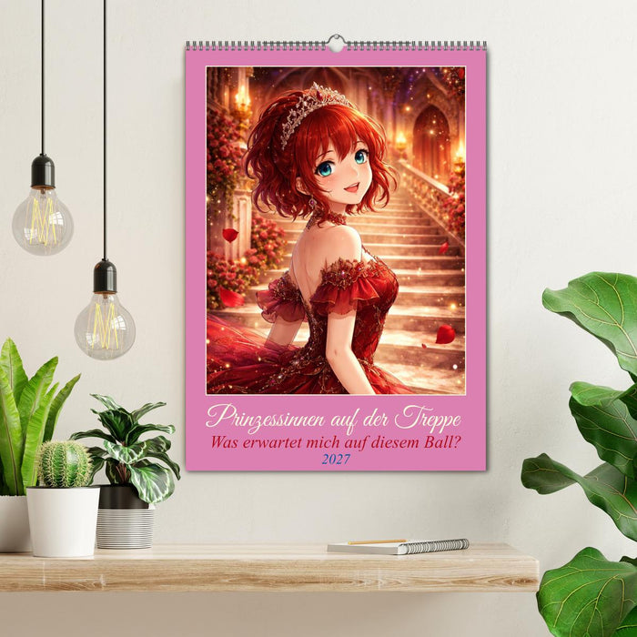 Prinzessinnen auf der Treppe (CALVENDO Wandkalender 2027)