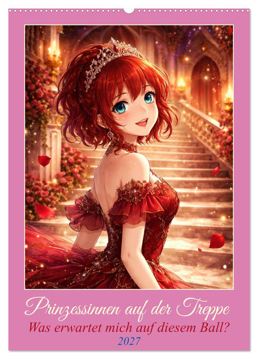 Prinzessinnen auf der Treppe (CALVENDO Wandkalender 2027)