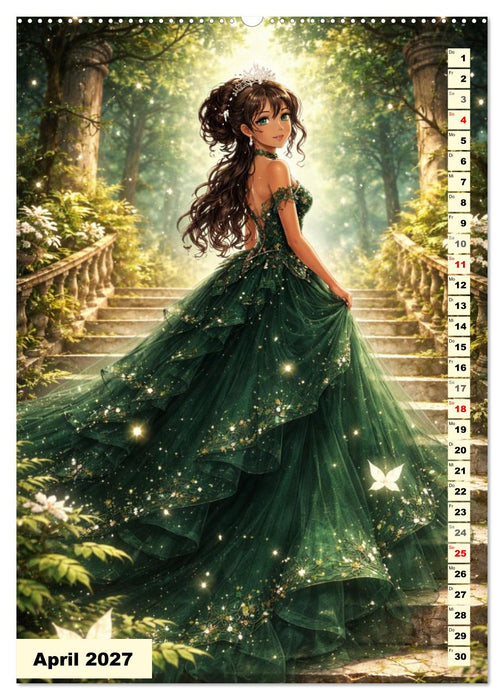 Prinzessinnen auf der Treppe (CALVENDO Wandkalender 2027)