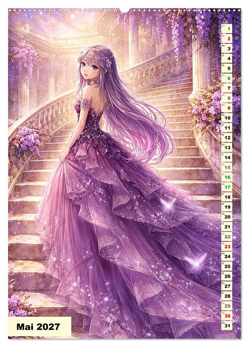 Prinzessinnen auf der Treppe (CALVENDO Wandkalender 2027)
