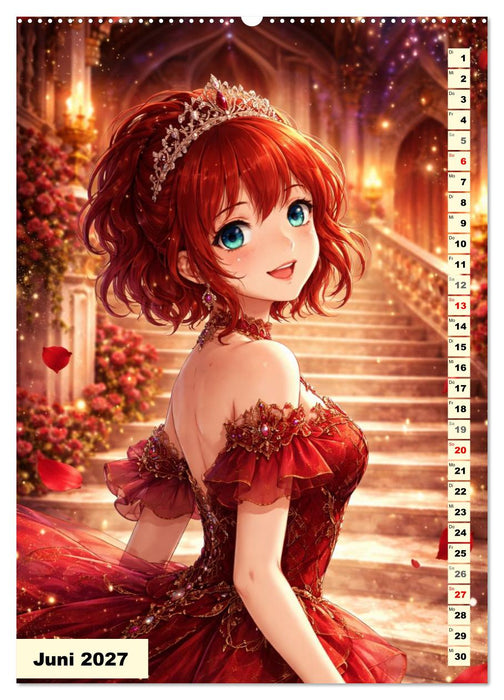 Prinzessinnen auf der Treppe (CALVENDO Wandkalender 2027)